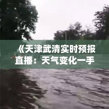 《天津武清实时预报直播：天气变化一手掌握》