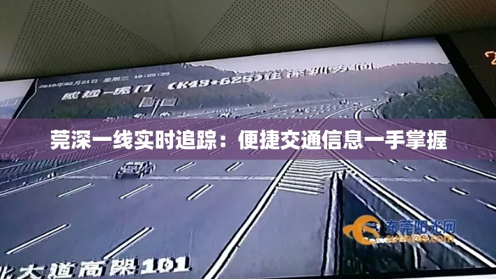 莞深一线实时追踪：便捷交通信息一手掌握