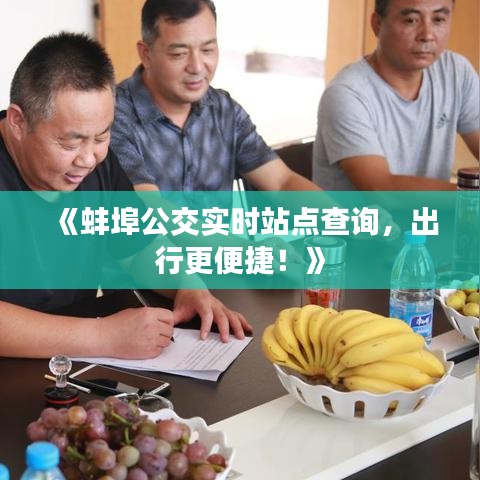 《蚌埠公交实时站点查询，出行更便捷！》