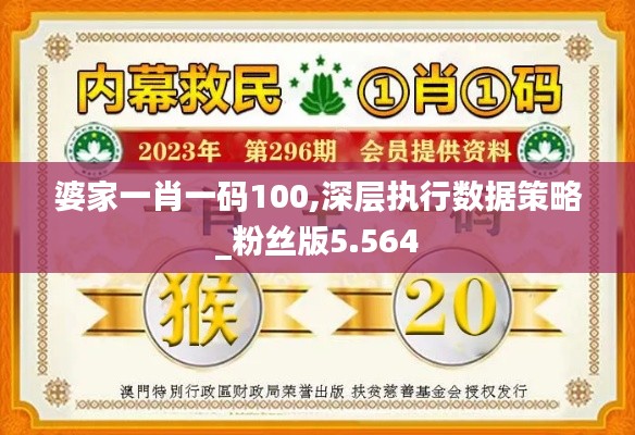 婆家一肖一码100,深层执行数据策略_粉丝版5.564