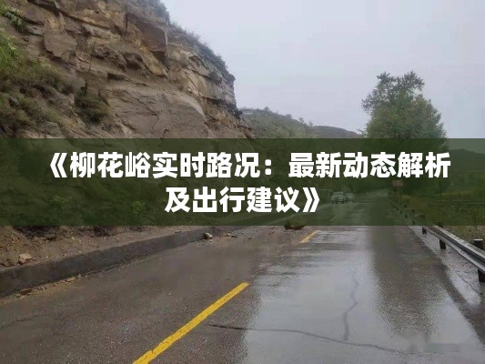 《柳花峪实时路况：最新动态解析及出行建议》