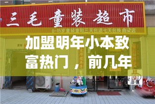 加盟明年小本致富热门 ，前几年加盟开店小本致富