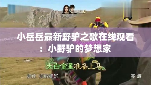 小岳岳最新野驴之歌在线观看：小野驴的梦想家 