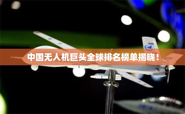中国无人机巨头全球排名榜单揭晓！