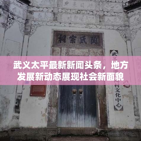 武义太平最新新闻头条，地方发展新动态展现社会新面貌