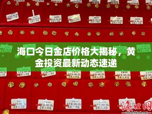 海口今日金店价格大揭秘，黄金投资最新动态速递