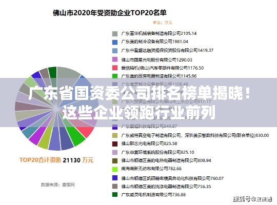 广东省国资委公司排名榜单揭晓！这些企业领跑行业前列