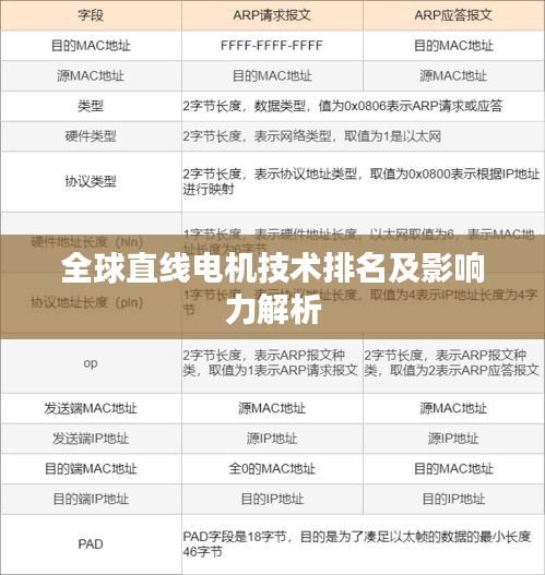 全球直线电机技术排名及影响力解析