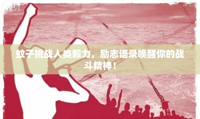 蚊子挑战人类毅力，励志语录唤醒你的战斗精神！