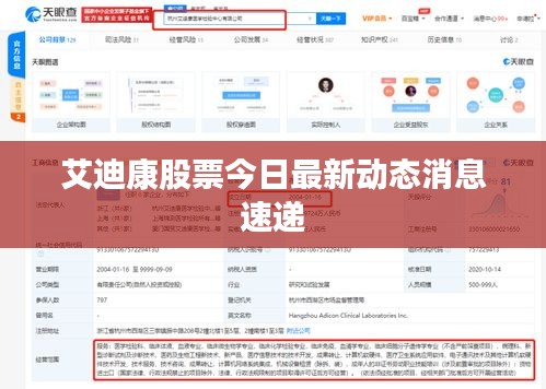 艾迪康股票今日最新动态消息速递