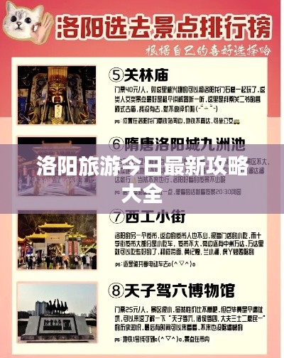 洛阳旅游今日最新攻略大全