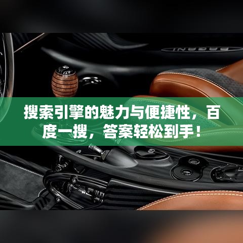搜索引擎的魅力与便捷性，百度一搜，答案轻松到手！