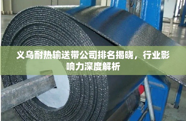 义乌耐热输送带公司排名揭晓，行业影响力深度解析