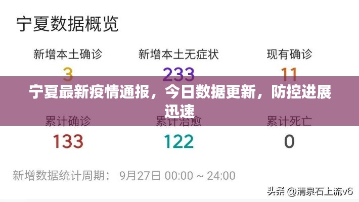 宁夏最新疫情通报，今日数据更新，防控进展迅速