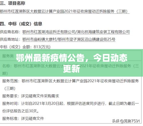 鄂州最新疫情公告，今日动态更新