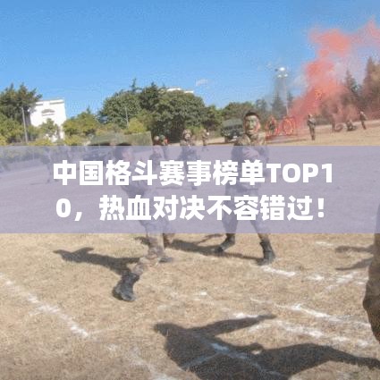 中国格斗赛事榜单TOP10，热血对决不容错过！