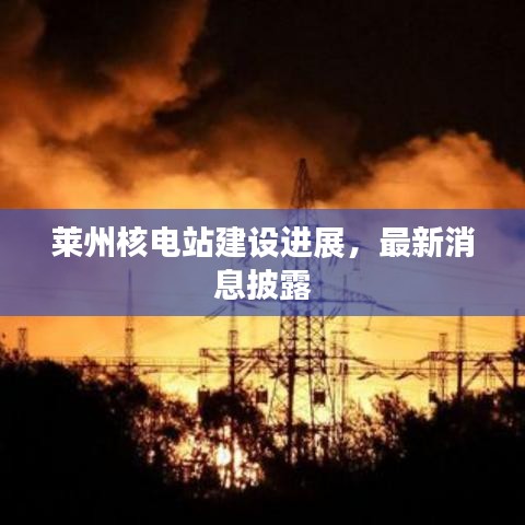 莱州核电站建设进展，最新消息披露