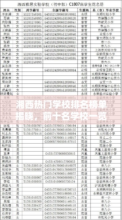 湘西热门学校排名榜单揭晓，前十名学校一览无余！