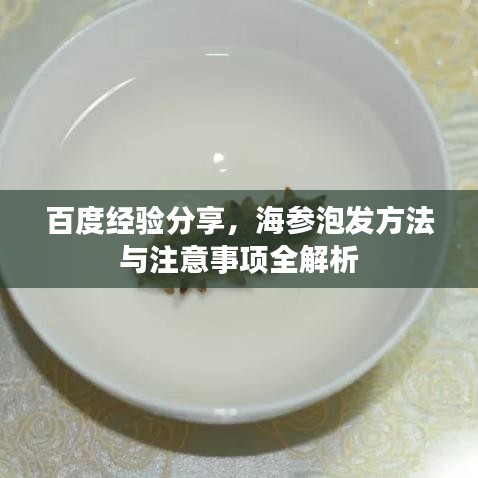 百度经验分享，海参泡发方法与注意事项全解析