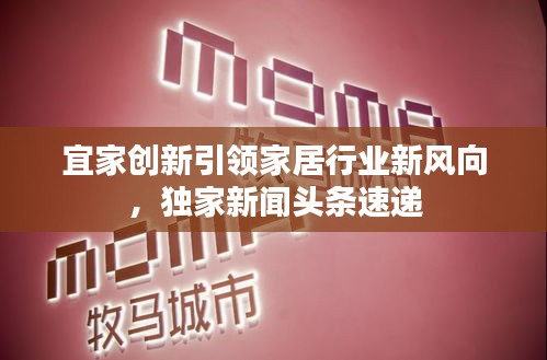宜家创新引领家居行业新风向，独家新闻头条速递
