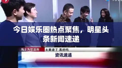 今日娱乐圈热点聚焦，明星头条新闻速递