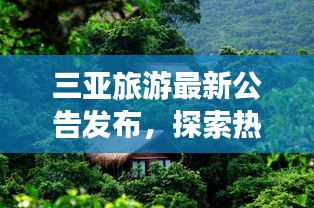 三亚旅游最新公告发布，探索热带天堂的最新动态揭秘