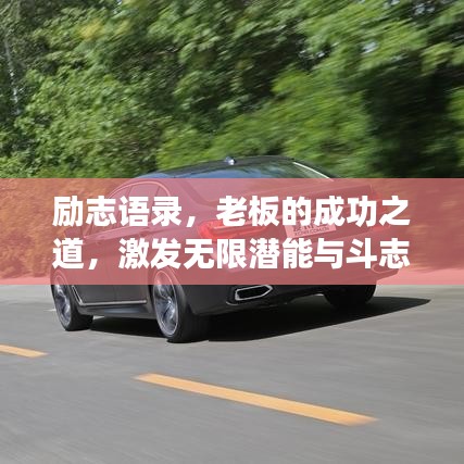 励志语录，老板的成功之道，激发无限潜能与斗志！
