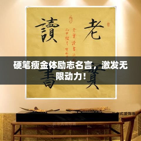硬笔瘦金体励志名言，激发无限动力！