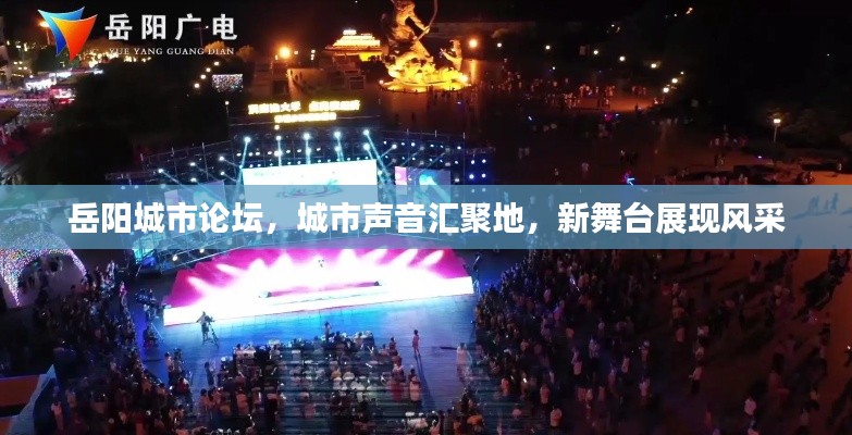 岳阳城市论坛，城市声音汇聚地，新舞台展现风采