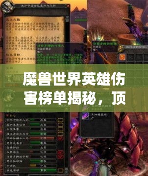 魔兽世界英雄伤害榜单揭秘，顶级玩家的超强战力展示！