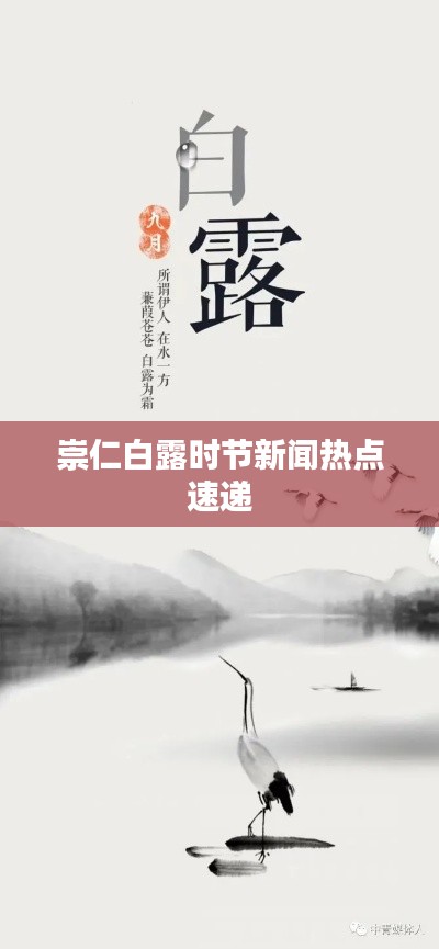 崇仁白露时节新闻热点速递